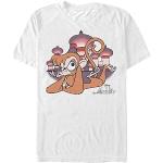 Disney Aladdin-ABU Comp Organic Short Sleeve T-Shirt, White, S Unisex