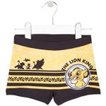 Shorts de bain jaunes en polyester à motif lions Le Roi Lion Taille 6 ans look fashion pour garçon de la boutique en ligne Amazon.fr 