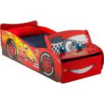 Disney Cars Lit pour garçons Flash McQueen avec rangement et pare-brise lumineux pour matelas 140cm x 70cm