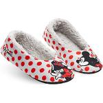 Chaussons ballerines gris en polyester Mickey Mouse Club Minnie Mouse Pointure 36 look fashion pour femme 