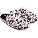 Chaussons blancs all Over en polyester Mickey Mouse Club Mickey Mouse Pointure 37 classiques pour femme 