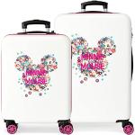 Ensembles de valises roses Disney pour fille 
