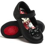 Chaussures pour la rentrée des classes noires Mickey Mouse Club Minnie Mouse Pointure 26 look fashion pour fille 