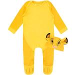 Pyjamas jaunes à motif lions Le Roi Lion Simba look fashion pour garçon de la boutique en ligne Amazon.fr Amazon Prime 