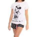 Hauts de pyjama blancs à pois Mickey Mouse Club Minnie Mouse Taille XXL look fashion pour femme 