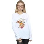 Disney Femme Bambi Meadow Sweat-Shirt Blanc X-Large
