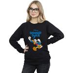 Sweats noirs Mickey Mouse Club Donald Duck look fashion pour femme 