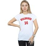 Disney Femme High School Musical The Musical Wildcats 14 T-Shirt Blanc XX-Large