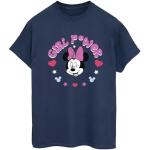 T-shirts bleu marine en lycra à manches courtes Mickey Mouse Club Minnie Mouse à manches courtes à col rond Taille 3 XL look casual pour femme 