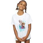 T-shirts à manches courtes blancs La Reine des Neiges Elsa look fashion pour fille de la boutique en ligne Amazon.fr 