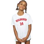 Disney Fille High School Musical The Musical Wildcats 14 T-Shirt Blanc 9-11 Years