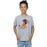 Disney Garçon The Lion King Classic Scar T-Shirt 5-6 Years Sport Gris