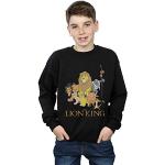 Sweatshirts noirs à motif lions Le Roi Lion look fashion pour garçon de la boutique en ligne Amazon.fr 