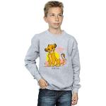 Sweatshirts gris à motif lions Le Roi Lion Simba look fashion pour garçon de la boutique en ligne Amazon.fr 