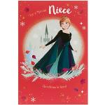 Cartes de Noel multicolores La Reine des Neiges Anna 