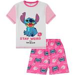 Pyjashorts roses Lilo & Stitch Stitch Taille 3 XL look fashion pour femme 
