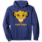 Sweats à capuche bleus à motif lions enfant Le Roi Lion Simba classiques 