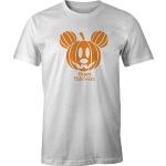 Disney MEDMICKTS128_WH T-Shirt, Blanc, XL Homme