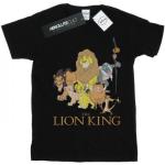 T-shirts blancs en coton à motif lions enfant Le Roi Lion look fashion 
