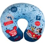 Coussins de voyage bleues claires en velours Mickey Mouse Club Mickey Mouse lavable à la main pour enfant 