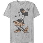 T-shirts gris à manches courtes Mickey Mouse Club à manches courtes Taille XL look fashion 