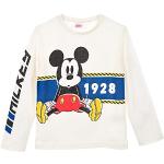 T-shirts longs blancs à motif ville enfant Mickey Mouse Club Mickey Mouse look fashion 