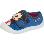 Chaussures montantes bleues en toile Mickey Mouse Club Mickey Mouse Pointure 22 pour femme 