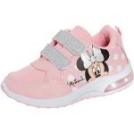 Baskets blanches en cuir synthétique lumineuses Mickey Mouse Club Minnie Mouse lumineuses Pointure 33 pour fille 