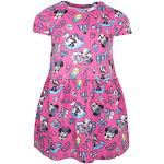 Robes d'été roses à effet léopard en coton Mickey Mouse Club Minnie Mouse look fashion pour fille de la boutique en ligne Amazon.fr 