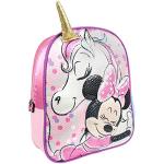 Sacs à dos scolaires roses Mickey Mouse Club Minnie Mouse look fashion pour fille 