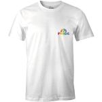 Disney « Pride True to Your Love » MEDMICKTS151 T-Shirt Homme, Blanc, Taille M