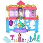 Disney Princesses - Coffret Le Château Deluxe De Ariel - Figurine - 3 Ans Et + - Mattel - Hlw95 - Poupee Mannequin Disney Bleu