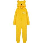 Pyjamas en polaire jaunes en polyester Winnie l'Ourson Taille 4 ans look fashion pour fille en promo de la boutique en ligne Amazon.fr 