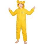 Pyjamas en polaire jaunes en polyester Winnie l'Ourson Taille 4 ans look fashion pour fille de la boutique en ligne Amazon.fr 