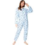 Pyjamas combinaisons d'hiver bleus en polaire Disney Taille S look fashion pour femme 