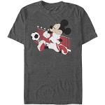 T-shirts noirs à manches courtes Mickey Mouse Club à manches courtes Taille S look fashion 