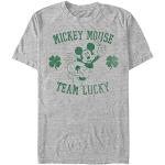 T-shirts gris à manches courtes Mickey Mouse Club à manches courtes Taille L look fashion 