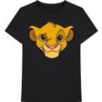 T-shirts noirs à motif lions Le Roi Lion Simba Taille XL look fashion pour homme 