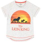 T-shirts à manches courtes gris à motif lions Le Roi Lion Simba look fashion pour fille de la boutique en ligne Amazon.fr 