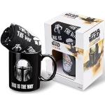 Disney The Mandalorian Mug Baby Yoda Star Wars Cadeau Homme Mug et Chaussettes (This is the way Noir Aop)