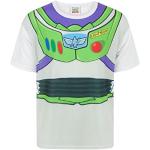 Disney Toy Story S-Shirt Buzz Lightyear Costume Garçon Enfants Top Blanc 5-6 Ans