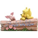 Disney Tradition Winnie et Porcinet sur Un Tronc Figurine, 6005964