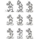 Tableaux sur toile Pyramid International multicolores Mickey Mouse Club Mickey Mouse 