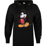 Sweats noirs en coton Mickey Mouse Club Mickey Mouse à capuche Taille XL look fashion pour femme 