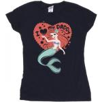 Disney Womens/Ladies The Little Mermaid Love Daddy Cotton T-Shirt
