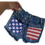 Shorts en jean à clous pour fille de la boutique en ligne Etsy.com 