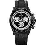 DiW (Designa Individual Watches) montre Cosmograph Daytona Paul Newman 40 mm - Noir