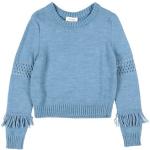 Pulls en laine bleus en viscose à franges Taille 6 ans pour fille de la boutique en ligne Yoox.com avec livraison gratuite 