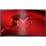Dixtime 3D-0078 - Horloge murale grise moderne et design - silencieuse