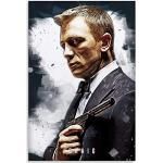 Diy 5d Diamant Peinture NuméRo Kit James Bond Daniel Craig.webp Toile Art Poster Broderie Diamant Full Perceuse 11.8"x15.7"(30x40cm) Sans Cadre